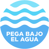 pega bajo el agua